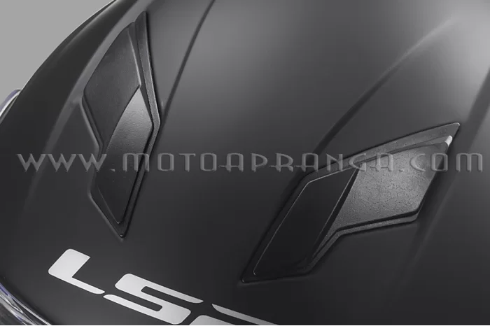 LS2 FF320 Stream black gloss 