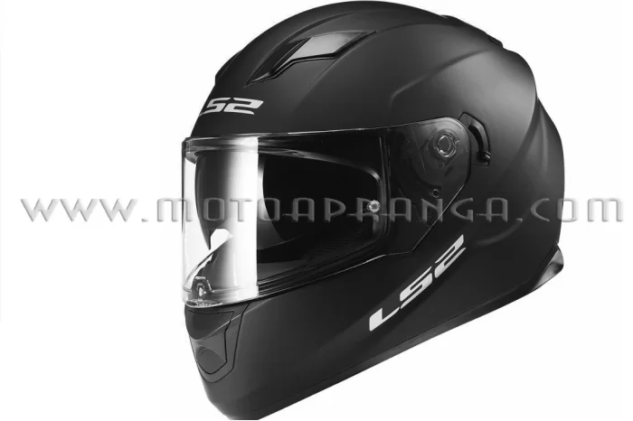 LS2 FF320 Stream black gloss 
