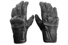 Zero-U Race short leather gloves