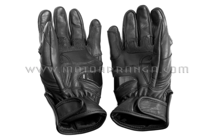 Zero-U Race short leather gloves