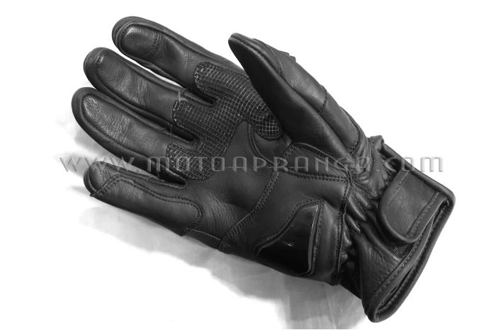 Zero-U Race short leather gloves