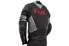 FLM Supermoto 2 piece leather suit