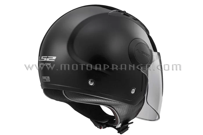 LS2 OF562 AIRFLOW LONG helmet - Matt Black