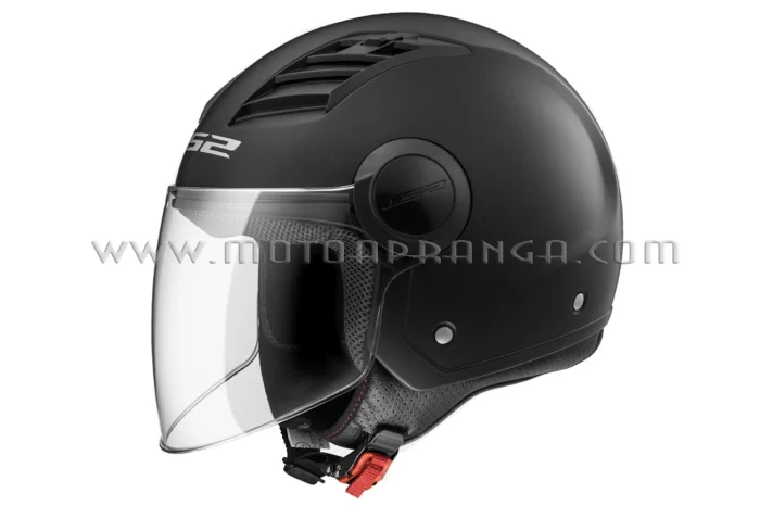 LS2 OF562 AIRFLOW LONG helmet - Matt Black