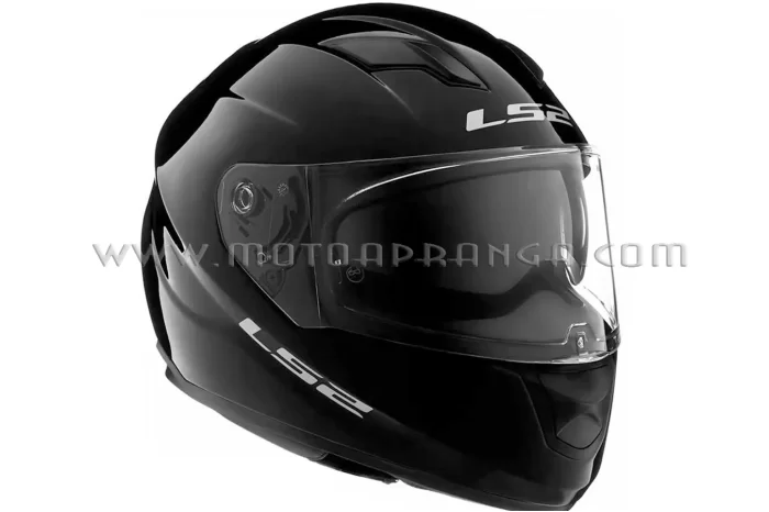 LS2 FF320 STREAM EVO helmet, Gloss Black