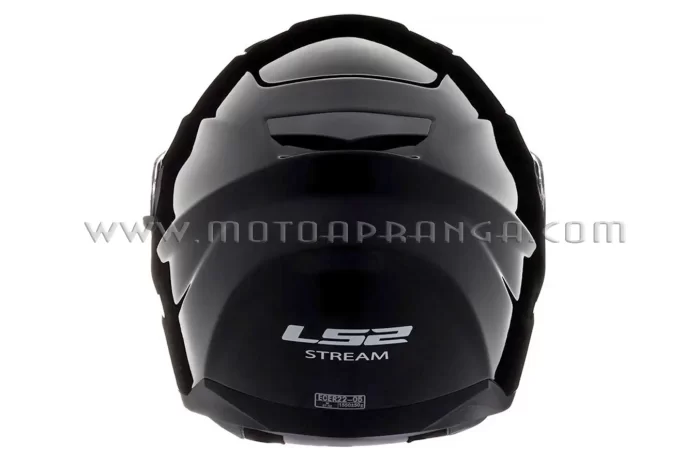 LS2 FF320 STREAM EVO helmet, Gloss Black