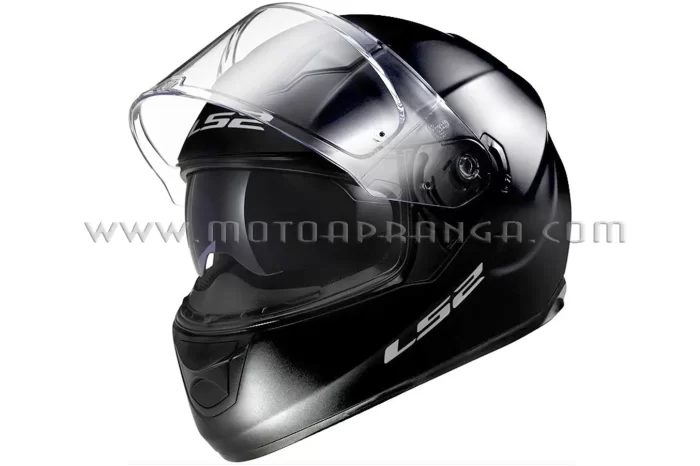 LS2 FF320 STREAM EVO helmet, Gloss Black