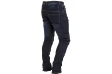 Motorcycle jeans with protective ARAMID lining and protectors - DARK BLUE
