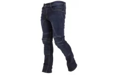 Motorcycle jeans with protective ARAMID lining and protectors - DARK BLUE