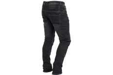 Motorcycle jeans with protective ARAMID lining and protectors - BLACK