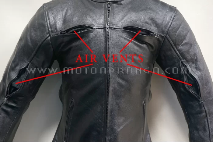 Zero-X Splash ladies leather jacket with protectors