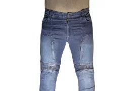 Zero-A BLUE aramid jeans with protectors 2