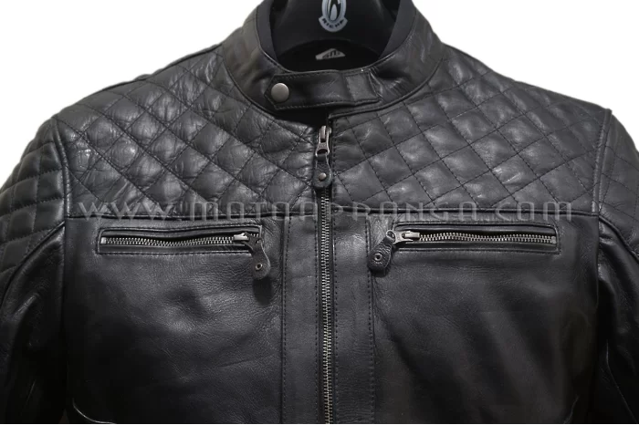 ZERO-USM leather jacket with protectors