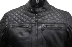ZERO-USM leather jacket with protectors