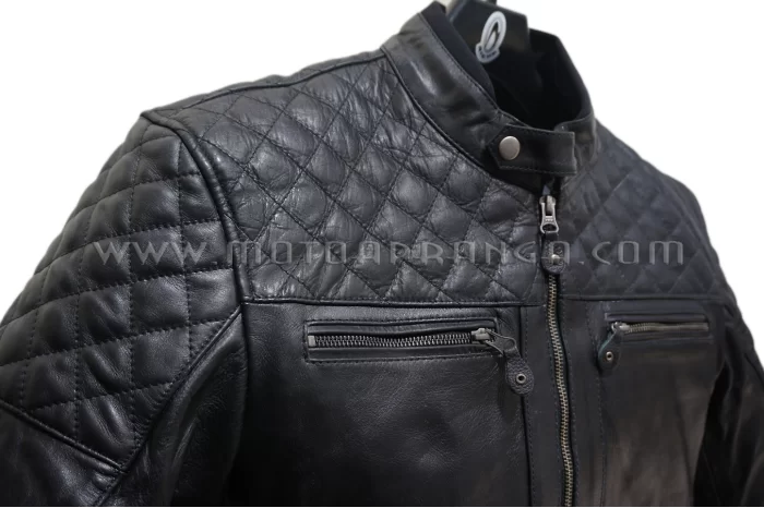 ZERO-USM leather jacket with protectors
