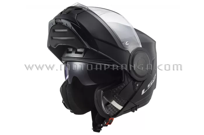 LS2 FF902 SCOPE matt black flip-up helmet