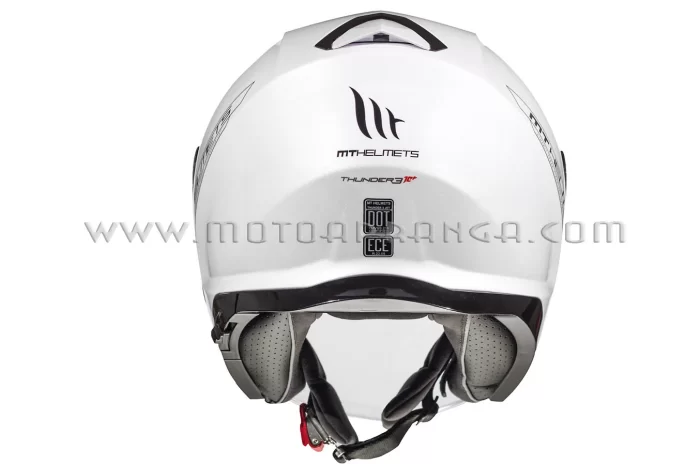 MT Thunder 3 SV JET helmet - perl white