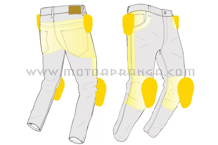 Kevlar jeans SD-PJ6 SLM FIT- dark blue (man)