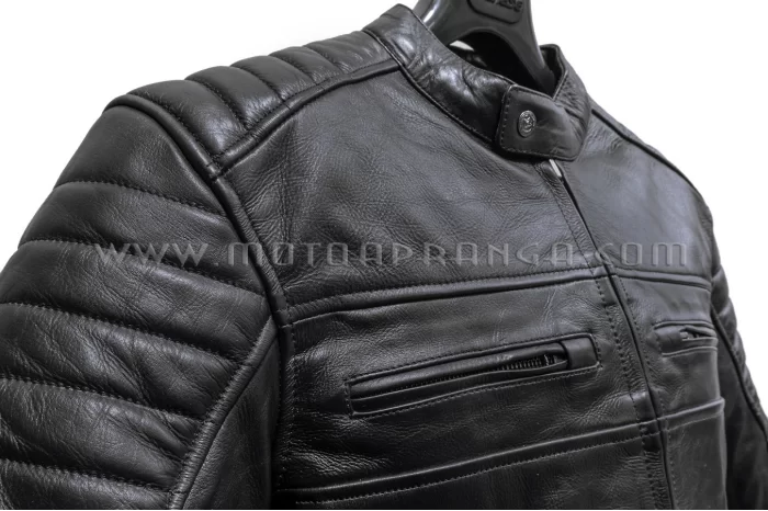 Street leather jacket Zero-X with protectors