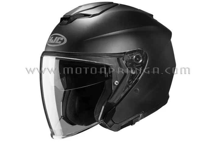 HJC i30 SEMI FLAT BLACK - open face helmet