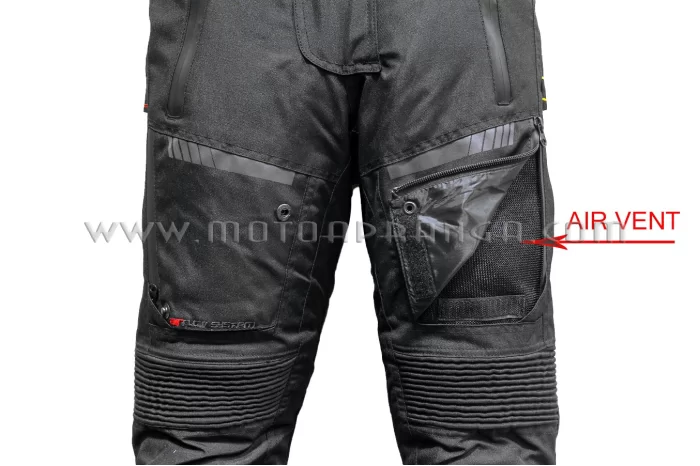 SM HIGHLAND LADY textile trousers with protectors