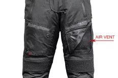 SM HIGHLAND LADY textile trousers with protectors