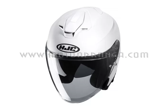 HJC i30 SEMI PEARL WHITE - open face helmet