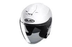 HJC i30 SEMI PEARL WHITE - open face helmet