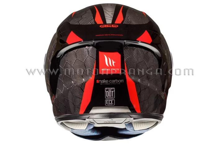 Full face MT KRE SNAKE CARBON 2.0 A5 GLOSS RED
