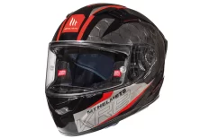 Full face MT KRE SNAKE CARBON 2.0 A5 GLOSS RED