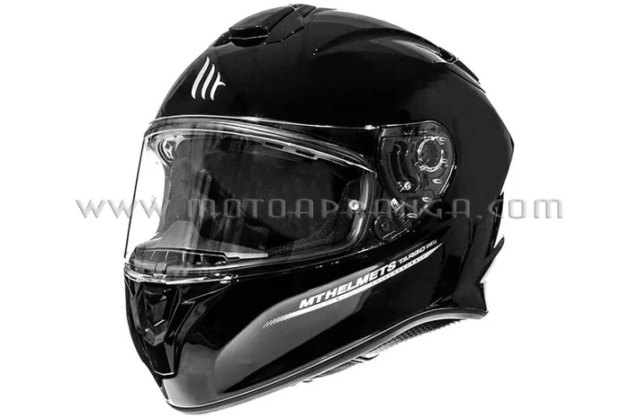 HELMET MT FF106 TARGO SOLID A1 GLOSS BLACK