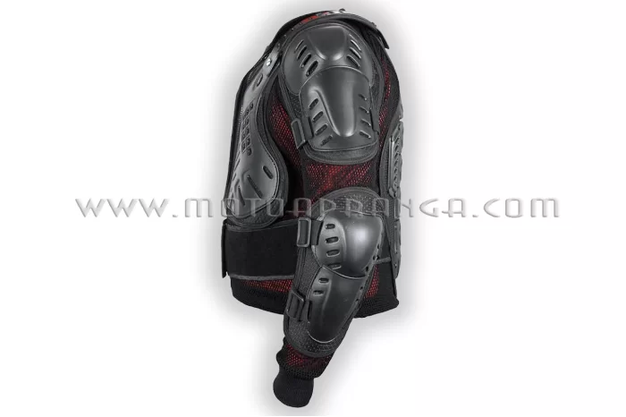 Motorcycle body armor jacket