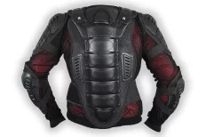 Motorcycle body armor jacket