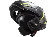 LS2 FF902 SCOPE SKID helmet - Black H-V Yellow