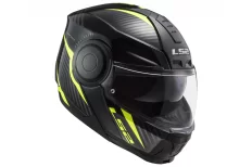 LS2 FF902 SCOPE SKID helmet - Black H-V Yellow