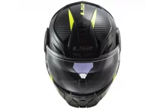 LS2 FF902 SCOPE SKID helmet - Black H-V Yellow