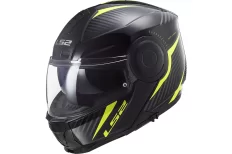 LS2 FF902 SCOPE SKID helmet - Black H-V Yellow