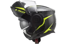 LS2 FF902 SCOPE SKID helmet - Black H-V Yellow