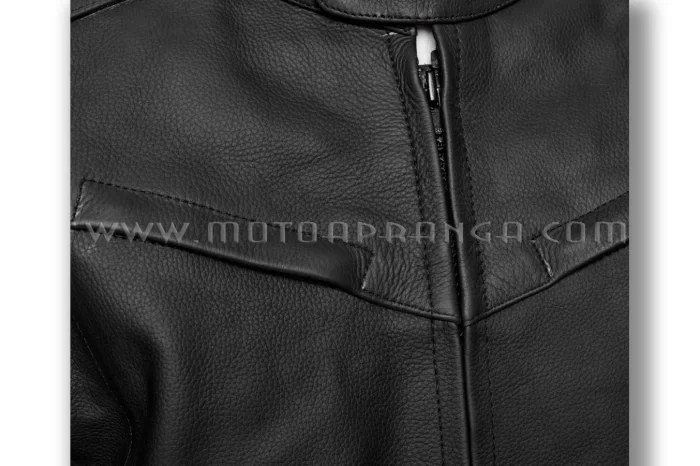 SM-Shadow vyriška odinė striukė su apsaugomis