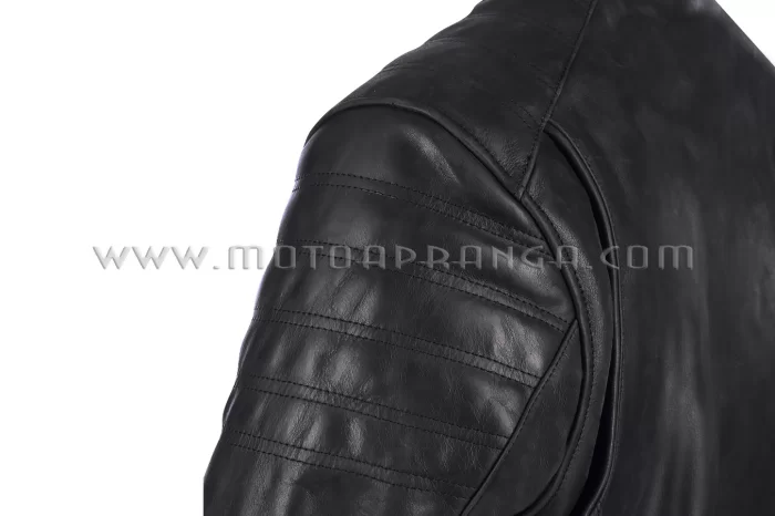 SM-Presto vyriška naturalios odos striukė su apsaugomis