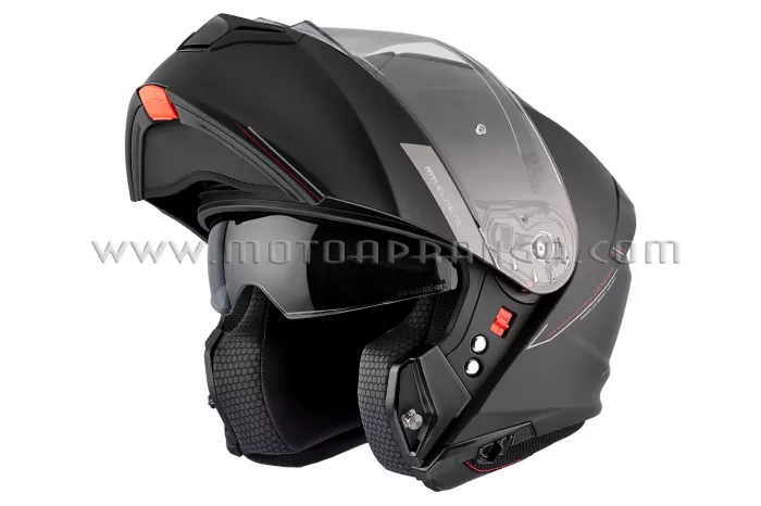 Flip-up helmet MT GENESIS SV matt black
