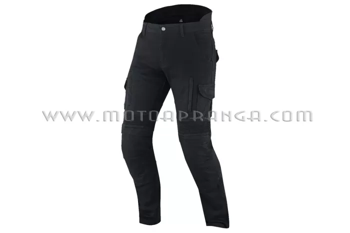 SM RACEWEAR SCRAMBLER jeans with protectors - black