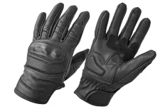 Short street cruiser leather gloves Zero-Air