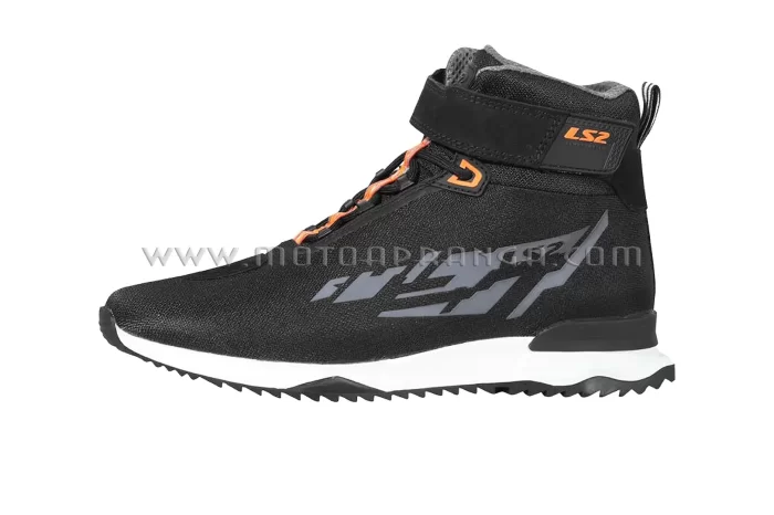 LS2 Acrux Man Boots - BLACK H-V ORANGE