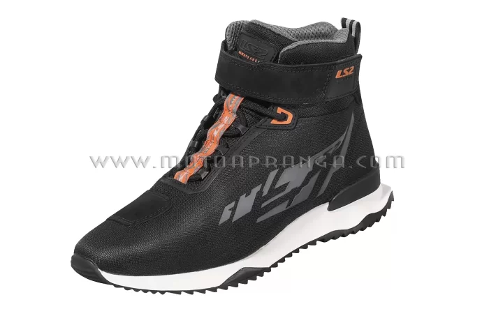 LS2 Acrux Man Boots - BLACK H-V ORANGE