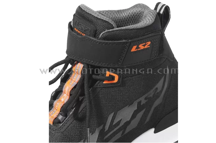 LS2 Acrux Man Boots - BLACK H-V ORANGE