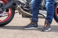 LS2 Acrux Man Boots - BLACK H-V ORANGE