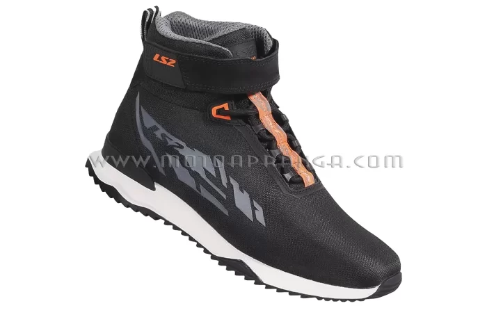 LS2 Acrux Man Boots - BLACK H-V ORANGE