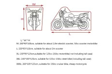 Waterproof motorcycle cover SMC600