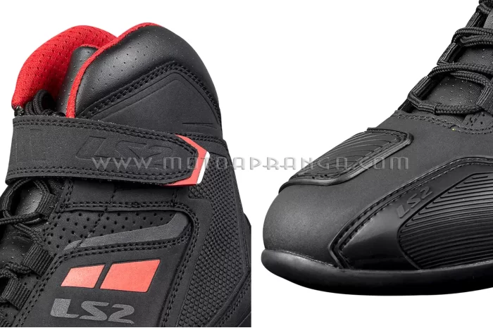 LS2 Garra boots black/red